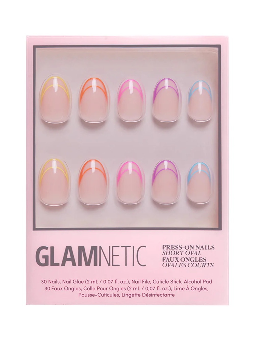 2 for $24 - Glamnetic Press On Nails - Neon Lights